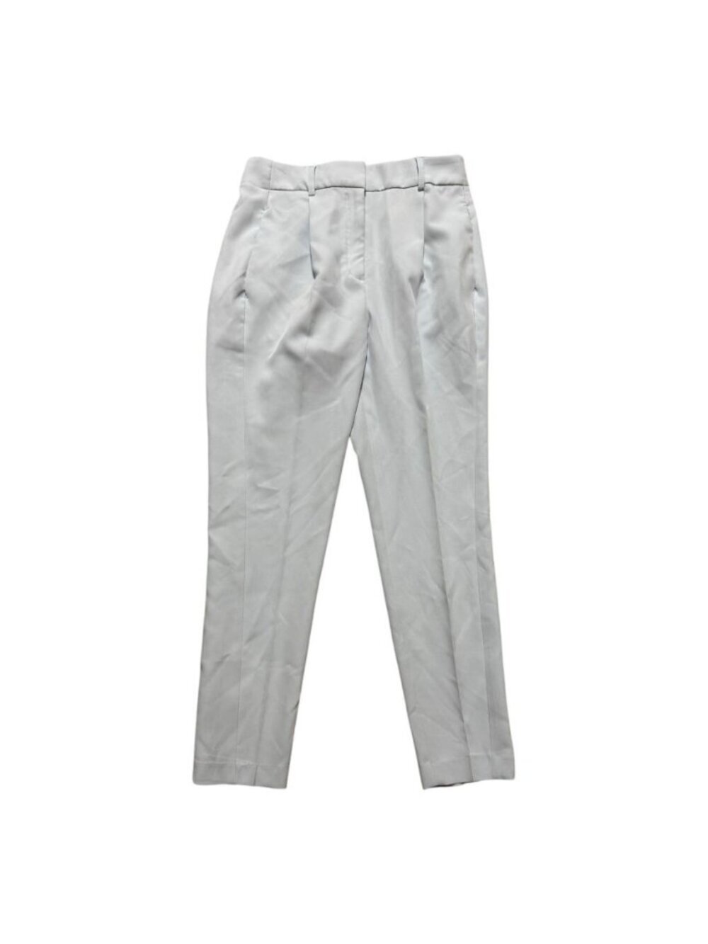 Express High Rise Ankle Pants Womens 10R Light Blue Slim Stretch Dress Pants